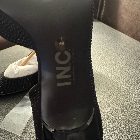 Inc Elegant Black Stiletto Heels - Picture 3 of 3